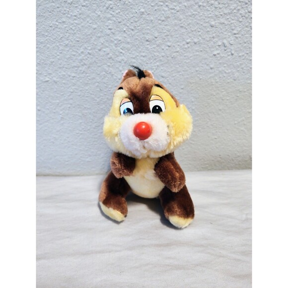 Vintage Disneyland Chipmunk Plush Disney World Chip Dale Stuffed Animal 7" - Picture 9 of 10